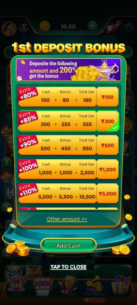 spin gold bonus